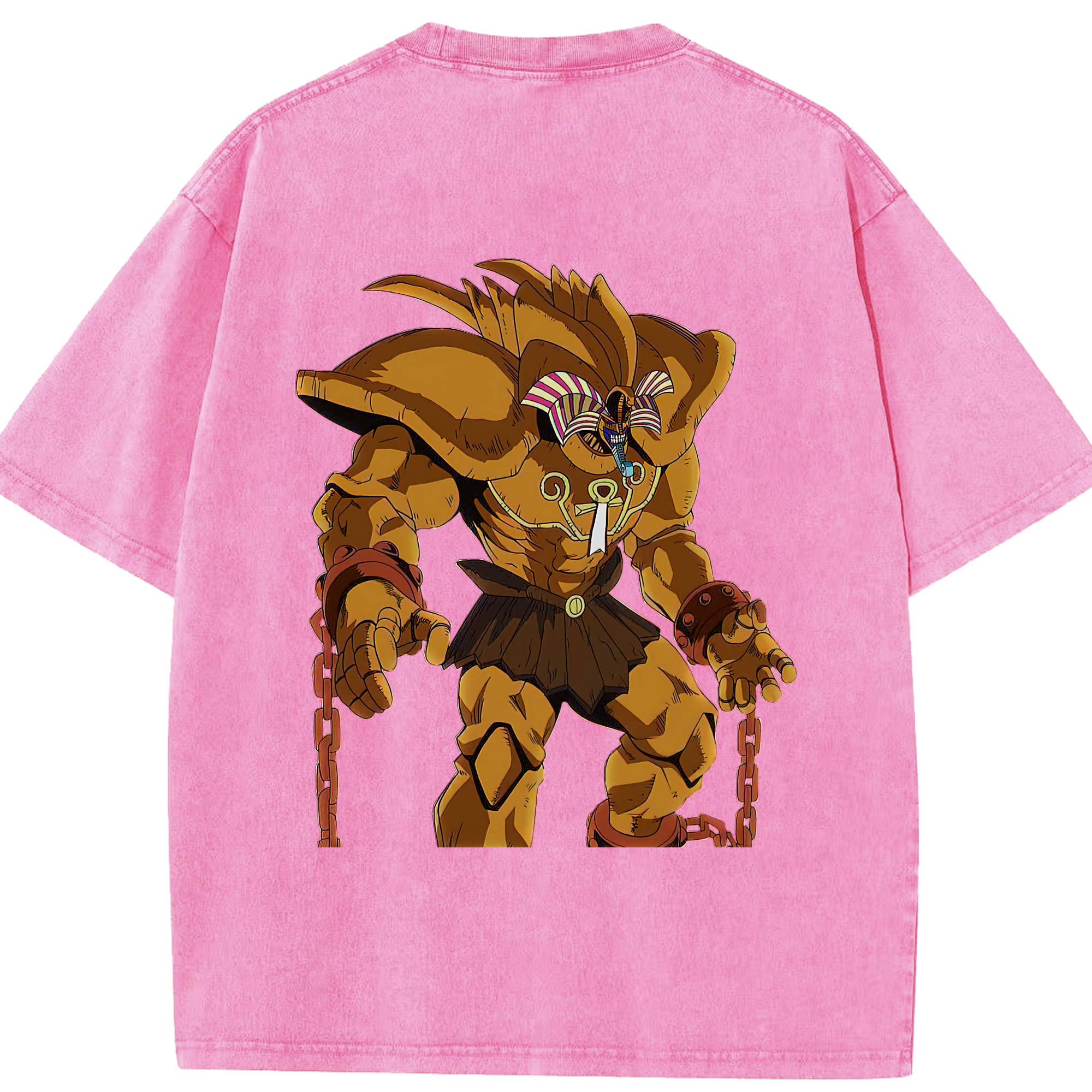 （画像用） 遊☆戯☆王 Yu-Gi-Oh! 綿100% ヴィンテージ風 半袖Tシャツ（背面プリント）